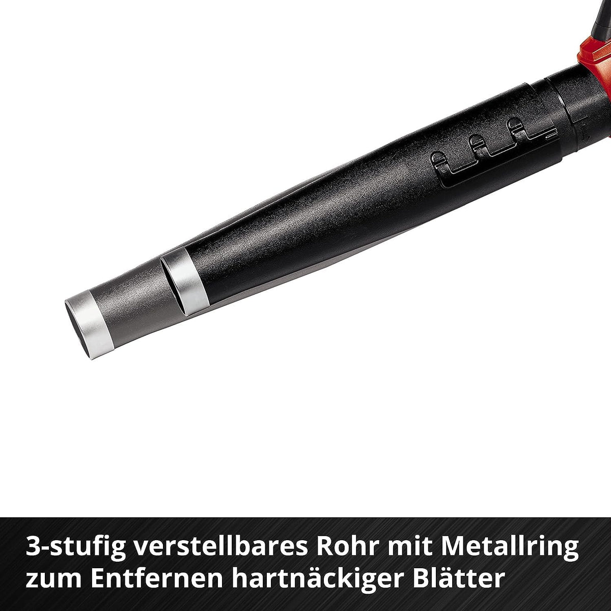 Einhell Professional Akku-Laubbläser GP-LB 36/210 Li E-Solo Power X-Change (Lithium-Ionen, 816m³/h Blasleistung, Turboschalter, 3-stufiges + abnehmbares Rohr, ohne Akku und Ladegerät)