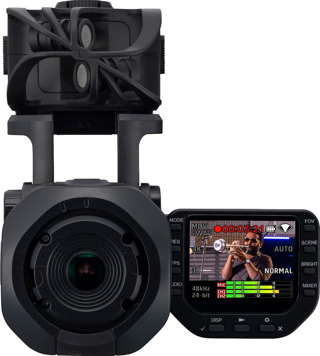 ZOOM Q8n-4k Video Handy Recorder, 4k UHD Camcorder mit 4-Spur Audio