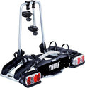 Thule EUFAB Premium 2 Fahrradträger, 2 Fahrräder, 46 kg, 13-polig, Anhängerkupplung, Silber