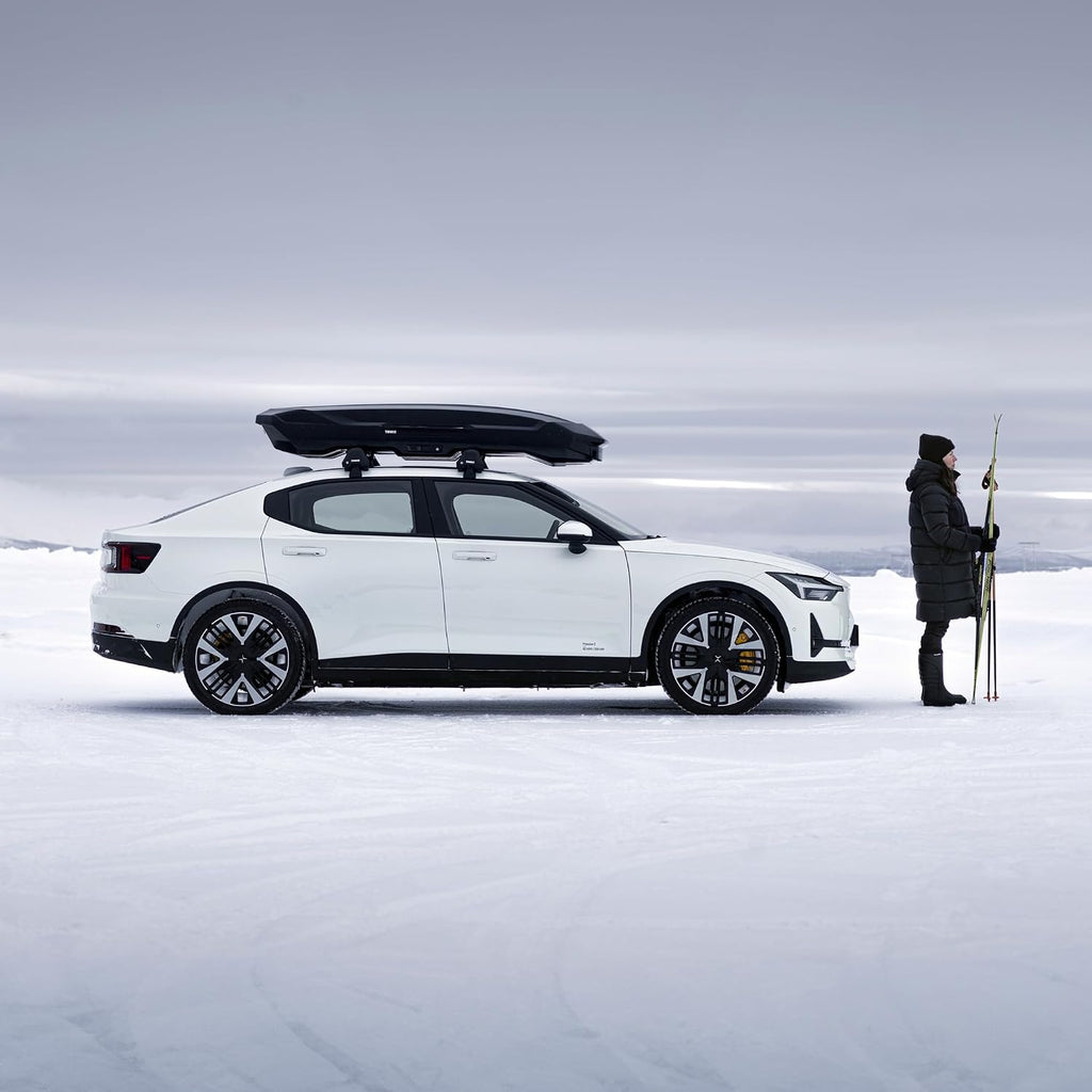 Thule Motion 3 XL Low 639400 Dachbox, 400L, PowerClick, SlideLock, 216x89x36 cm, Black Glossy