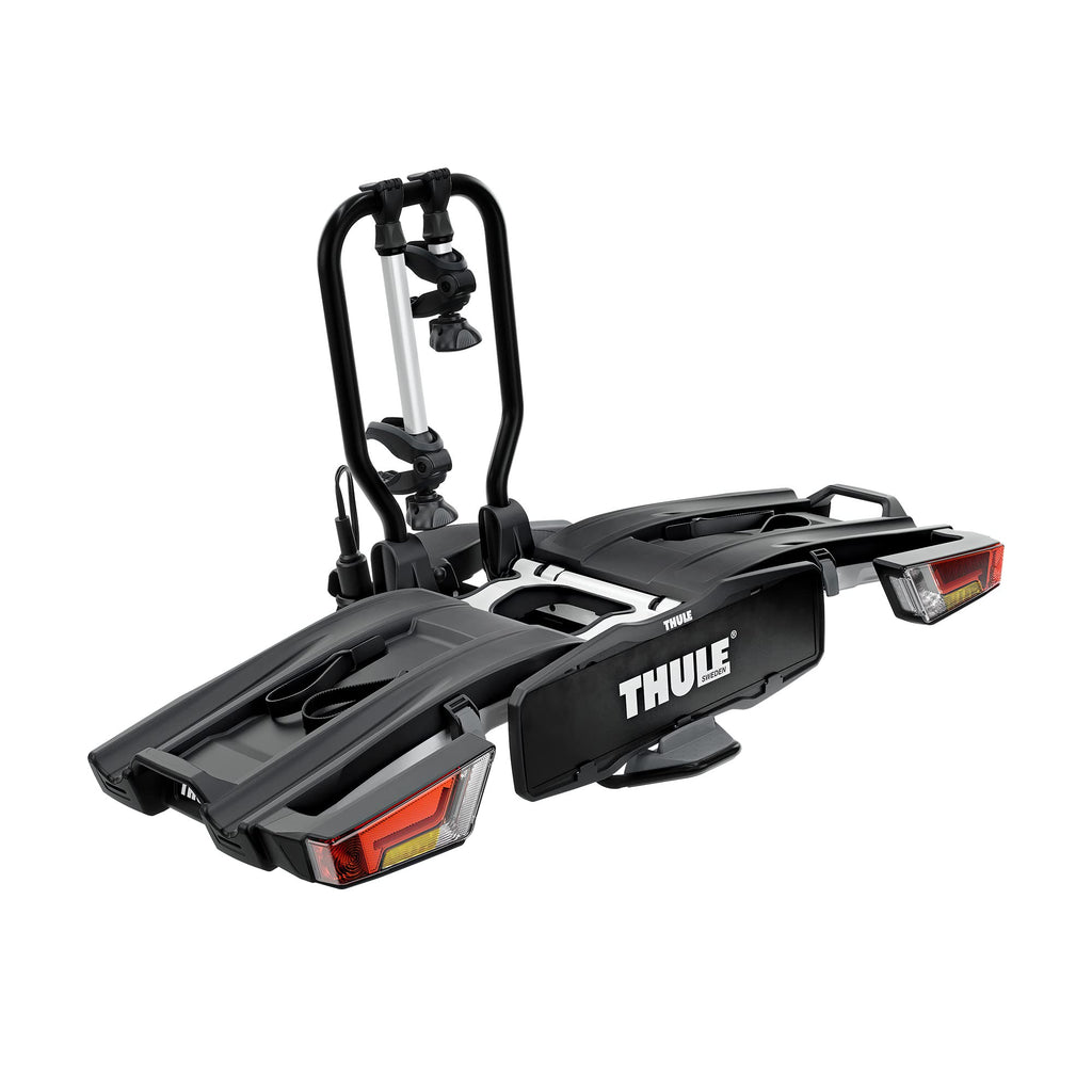 Thule EasyFold 3 945100 Fahrradträger, 3–4 Fahrräder, 60 kg, E-Bike, klappbar, 13-polig, Schwarz