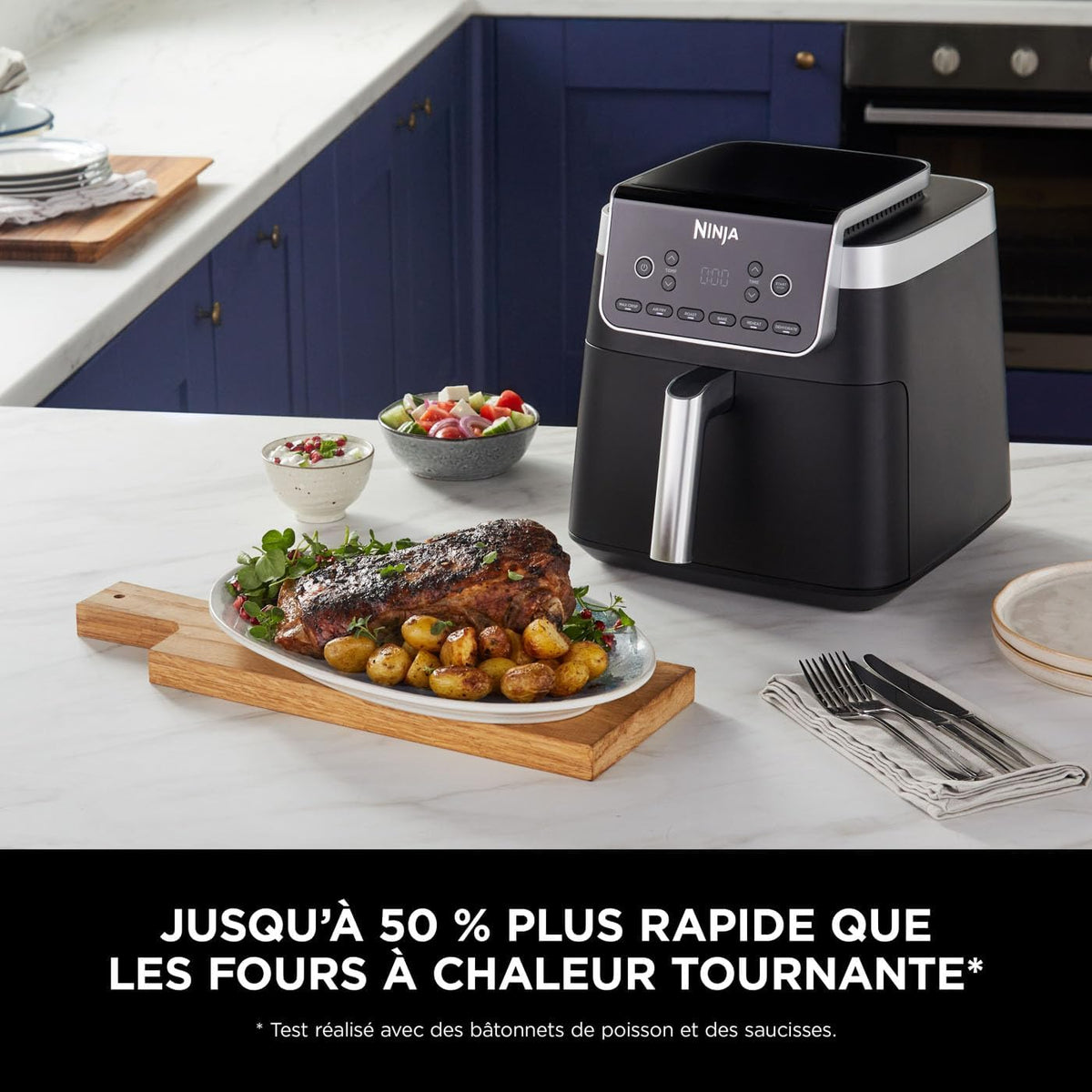 Ninja Air Fryer MAX PRO, 6.2L, Oil Free, Large Drawer, Roasting AF180EU