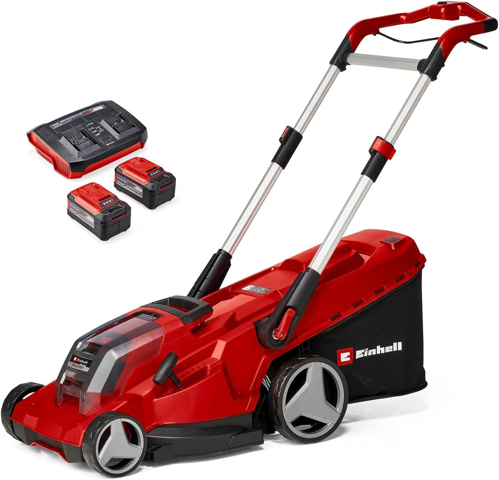 Einhell Tondeuse à Gazon sans Fil RASARRO 36/42 Kit (2x5,2 Ah)