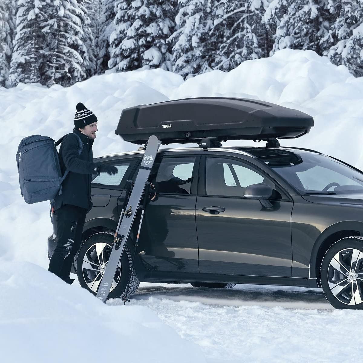 Thule Force XT Roof Box Black Matte Sport
