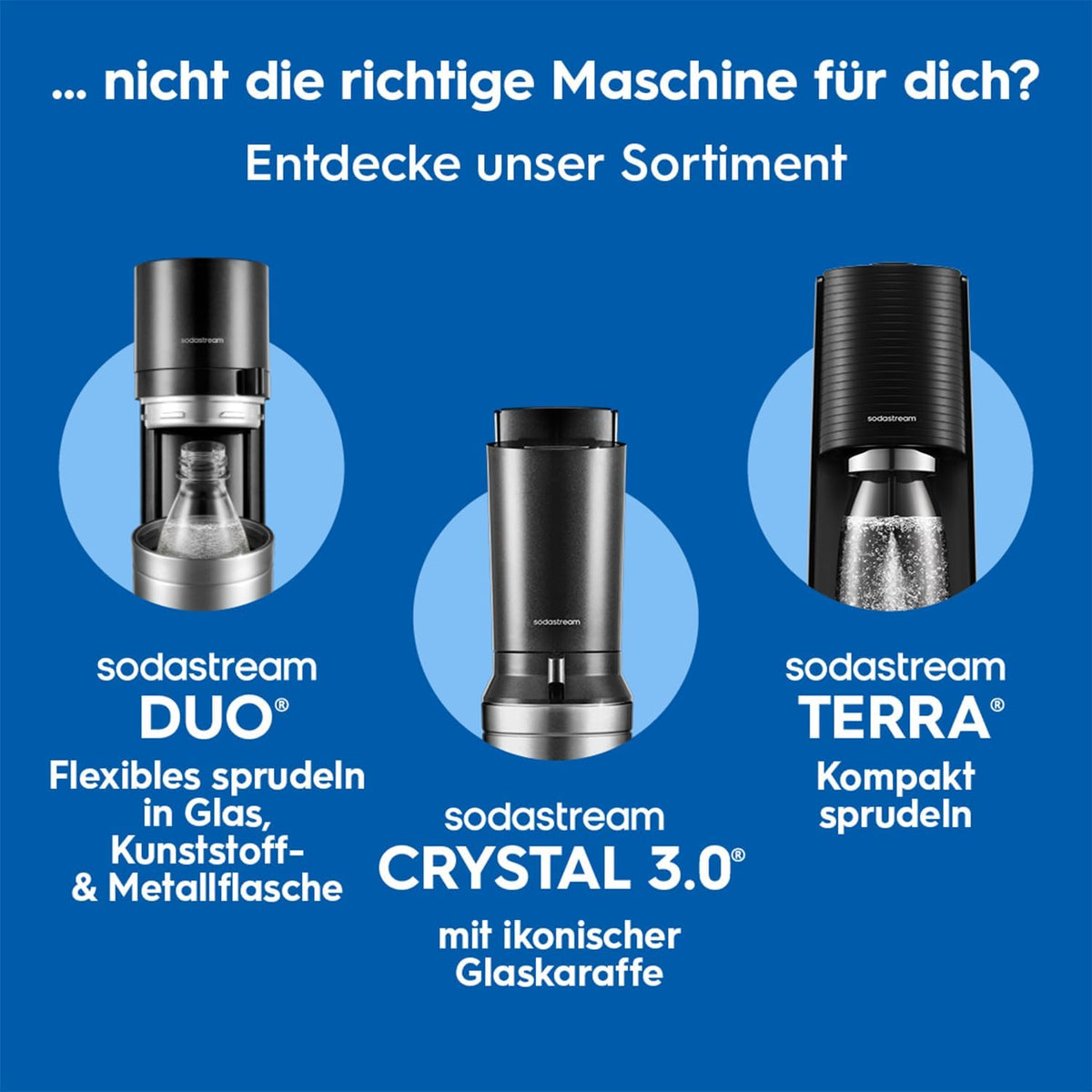 SodaStream ART Wassersprudler - 1x 1L Sprudlerflasche & CO2-Zylinder, Schwarz