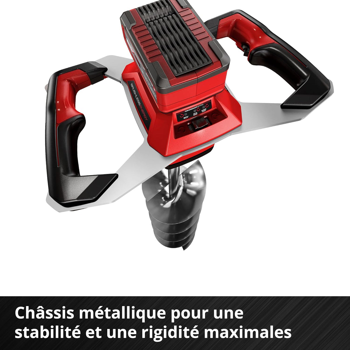 Einhell Professional GP-EA 18/150 Li BL Solo Cordless Auger - Power X-Change (18V, 3 rotation modes, drill bit included: Length 80 cm/diameter 15 cm) Delivered without battery or charger