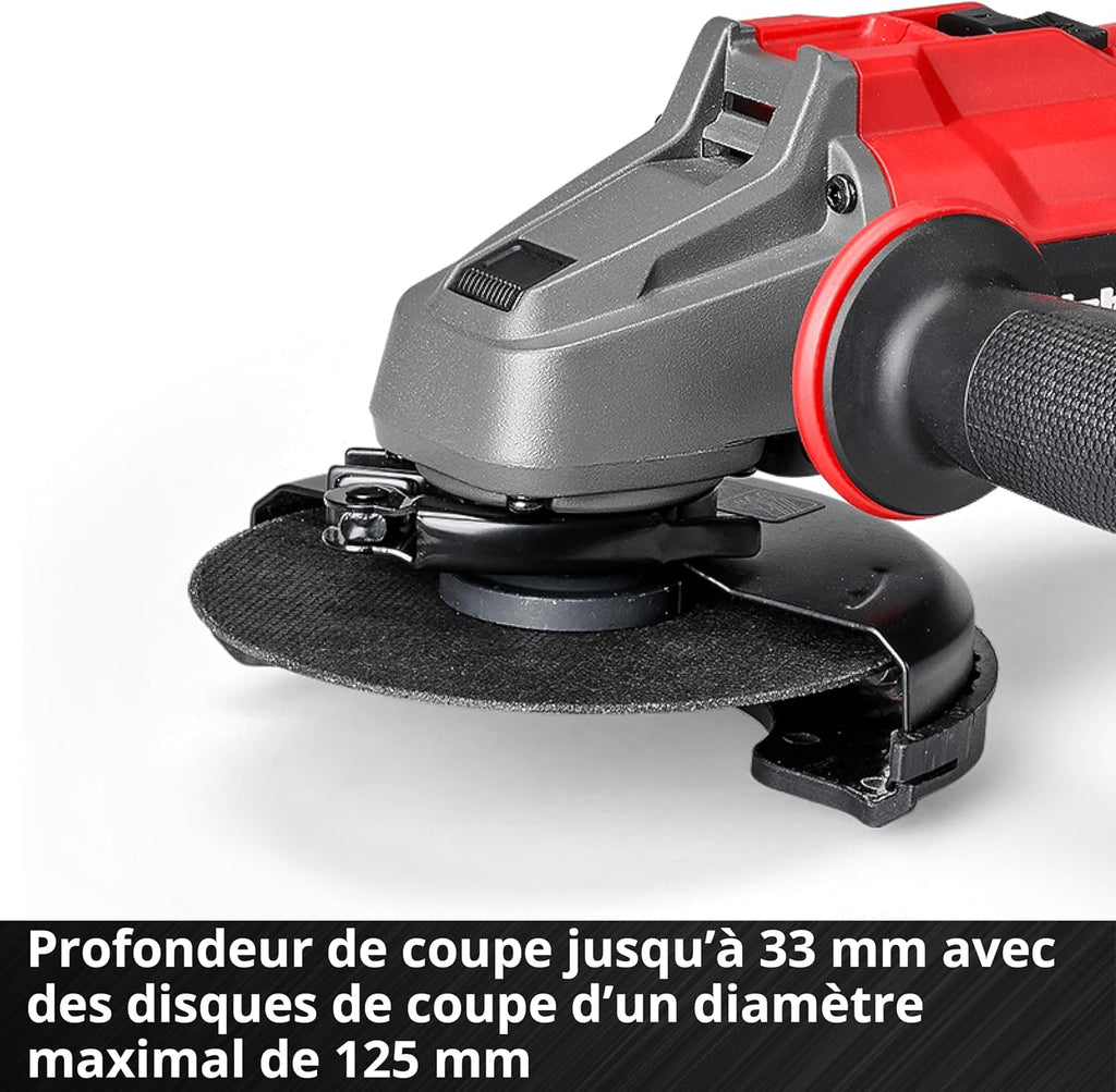 Einhell Professional Cordless Angle Grinder AXXIO 18/125
