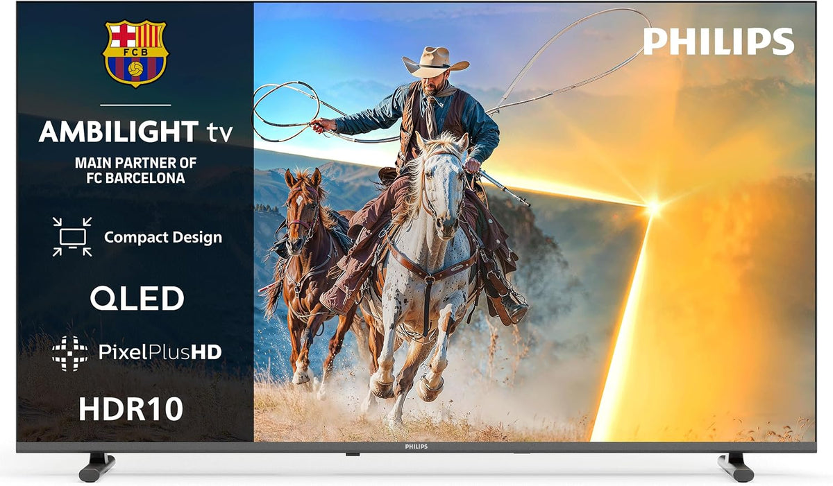 PHILIPS Ambilight TV 40PQS6901/12 40 Zoll FHD QLED Smart-TV