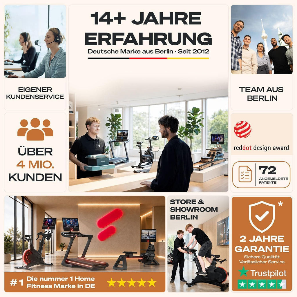 Sportstech, Walking Pad mit Steigung, 150 kg belastbar, 6 km/h, Under Desk