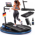 Sportconic Treadmill 1-12 km/h - Foldable & Electric for Home - Quiet Under Desk Use - Walking Pad with Incline, Tablet Holder