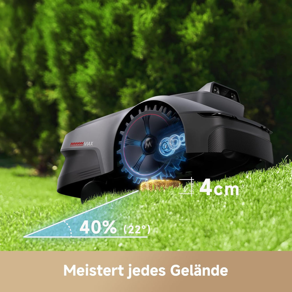 MOVA ViAX 250 Mähroboter ohne Begrenzungskabel, Dual-Vision