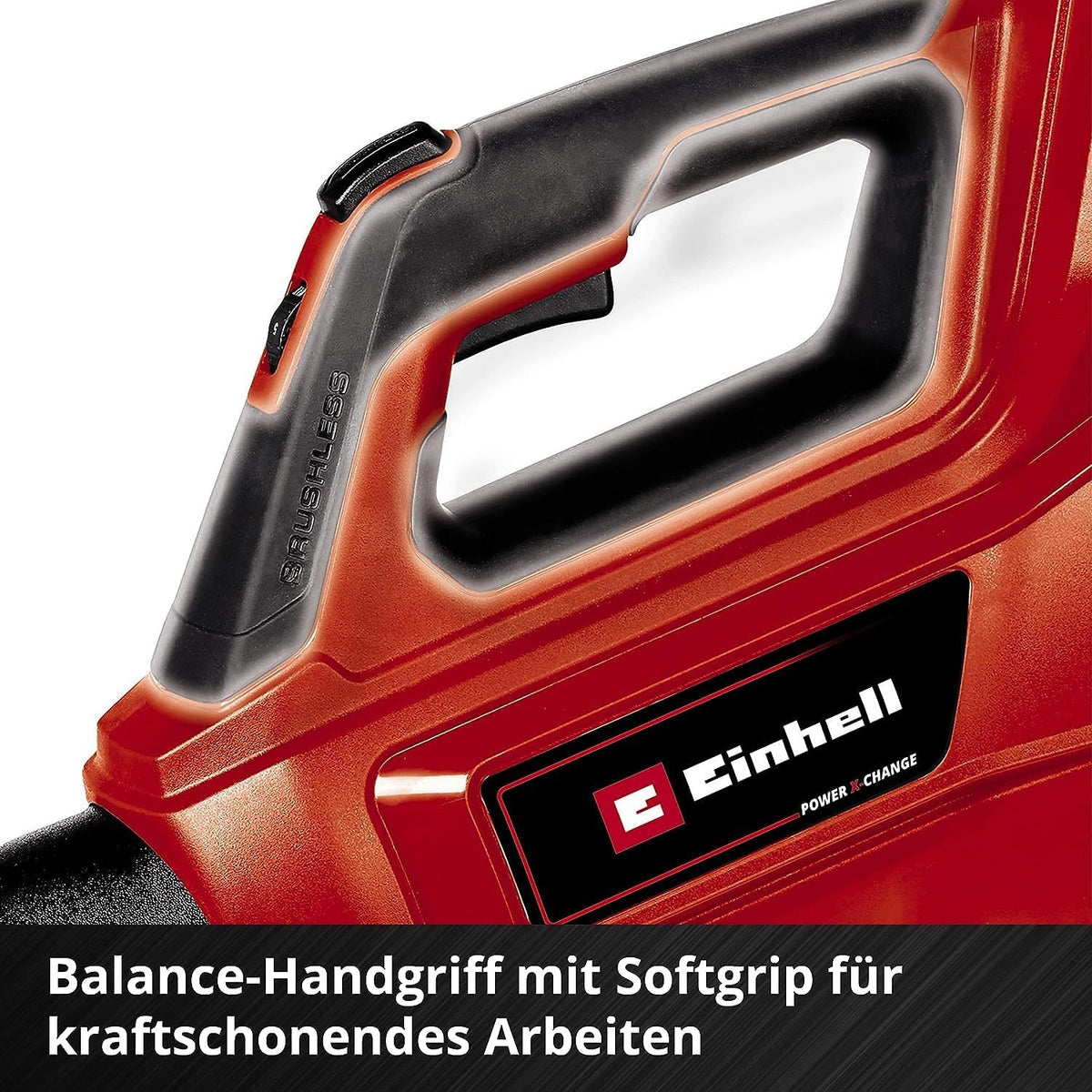 Einhell Professional Akku-Laubbläser GP-LB 36/210 Li E-Solo Power X-Change (Lithium-Ionen, 816m³/h Blasleistung, Turboschalter, 3-stufiges + abnehmbares Rohr, ohne Akku und Ladegerät)