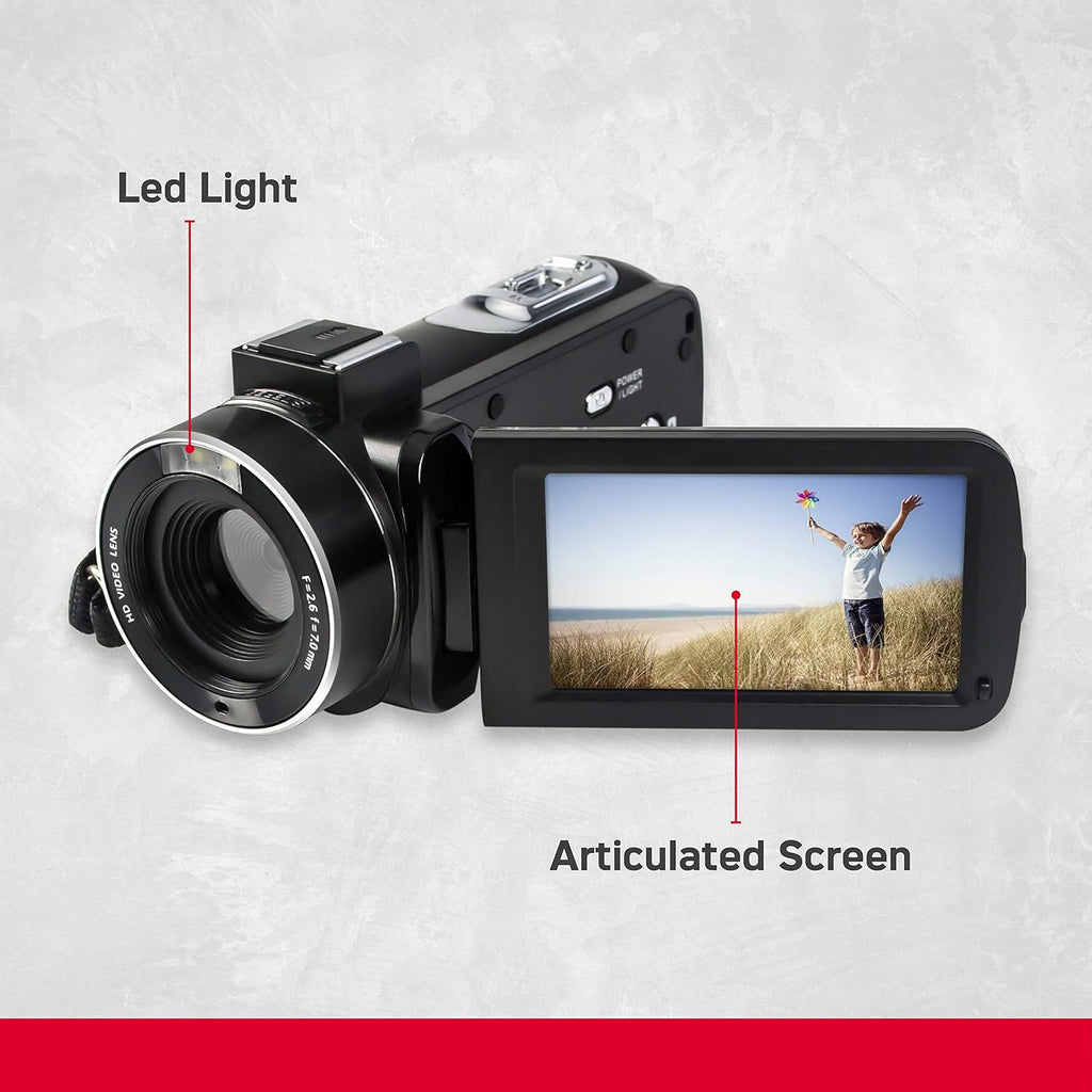 AGFAPHOTO Realimove CC2700 Camcorder Ultra HD 2.7K Videokamera