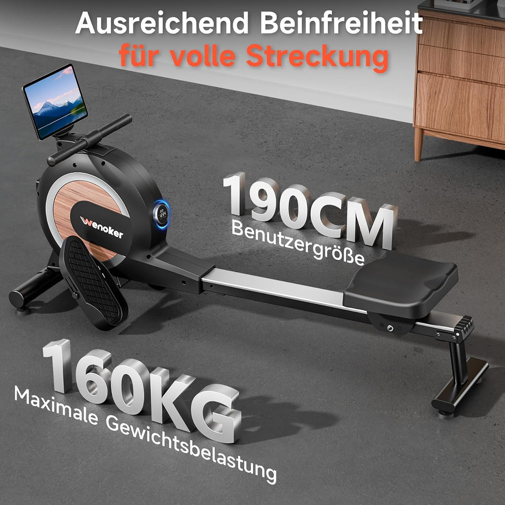 [2026 Neu] Wenoker leises Magnet-Rudergerät für Zuhause – 32 Stufen