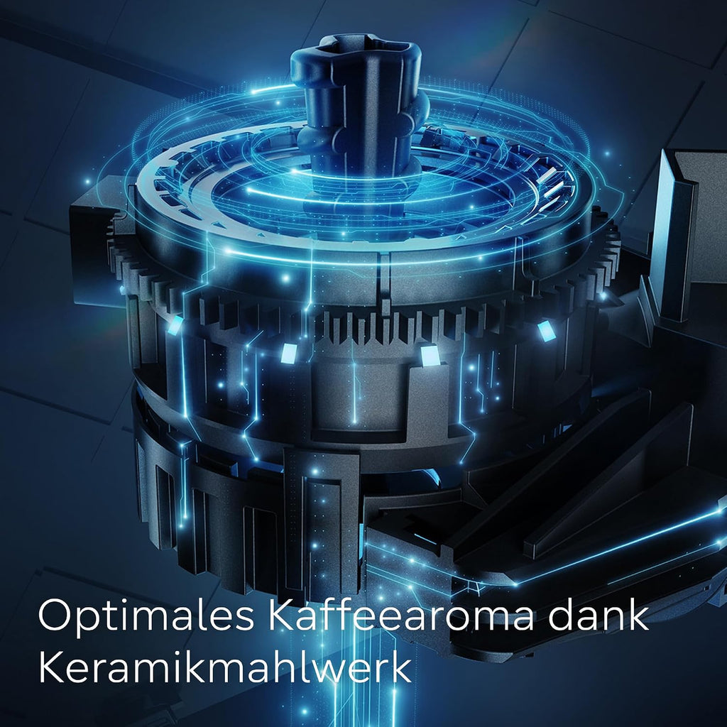 Siemens Kaffeevollautomat EQ700 classic, großes farbiges TFT-Display, 36 Heiß- und Kaltgetränke, Cold Brew, 10 Favoriten, 2-Tassen-Funktion, Steuerung per App, autom. Reinigungsystem, Silber, TP715E17