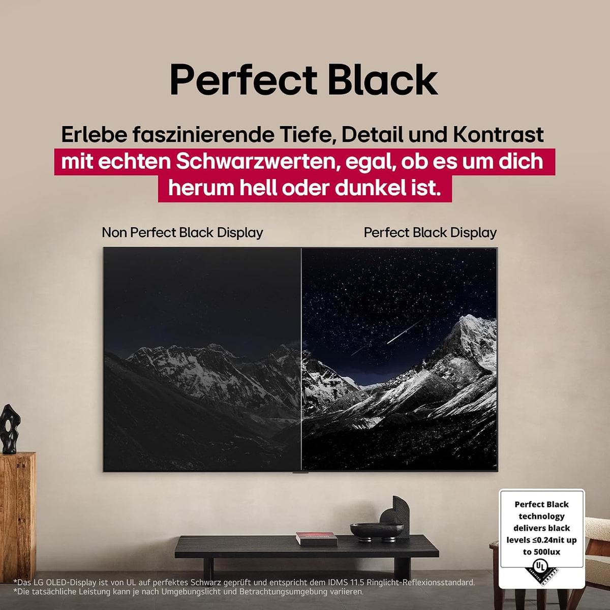 LG OLED65G59LS TV 65 Zoll (165 cm) 4K OLED evo AI TV (α11 Gen2 4K AI Prozessor, webOS 25, 120Hz (VRR bis zu 165Hz)) [Modelljahr 2025]