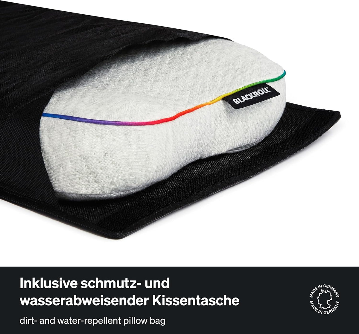 BLACKROLL Kopfkissen Recovery Pillow Kids aus Memory-Foam für Kinder ab 4 Jahren, Atmungsaktiv, Ergonomisch, 50x30x6 cm