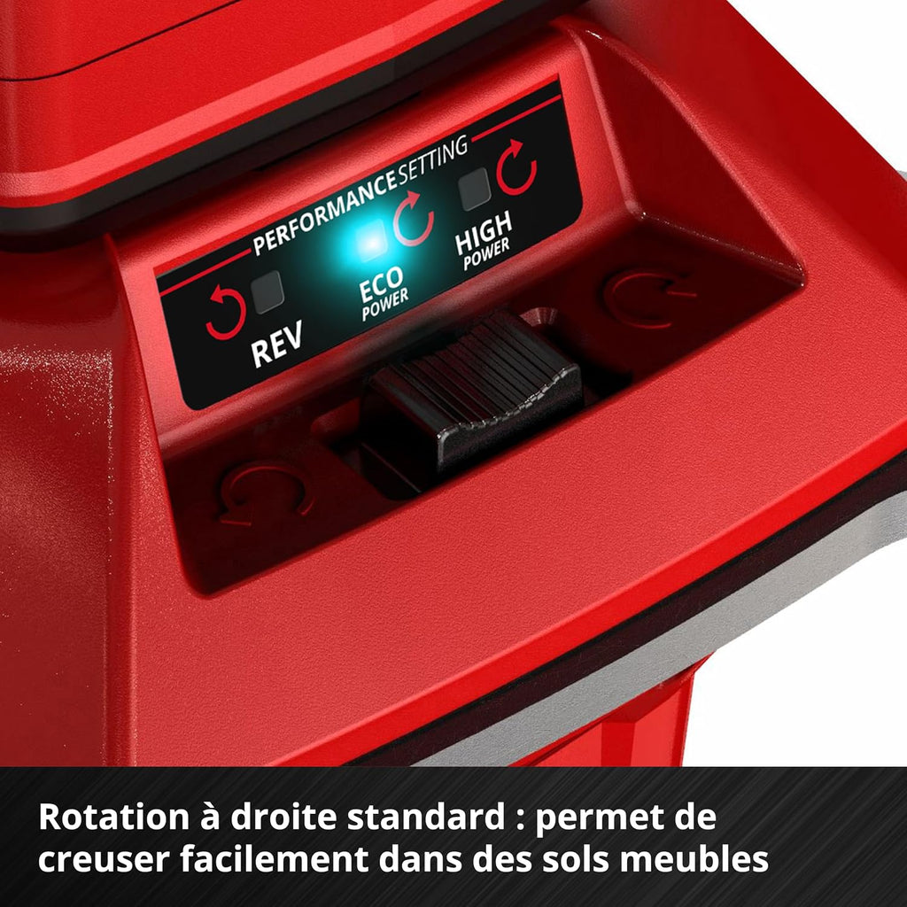 Einhell Professional GP-EA 18/150 Li BL Solo Cordless Auger - Power X-Change (18V, 3 rotation modes, drill bit included: Length 80 cm/diameter 15 cm) Delivered without battery or charger