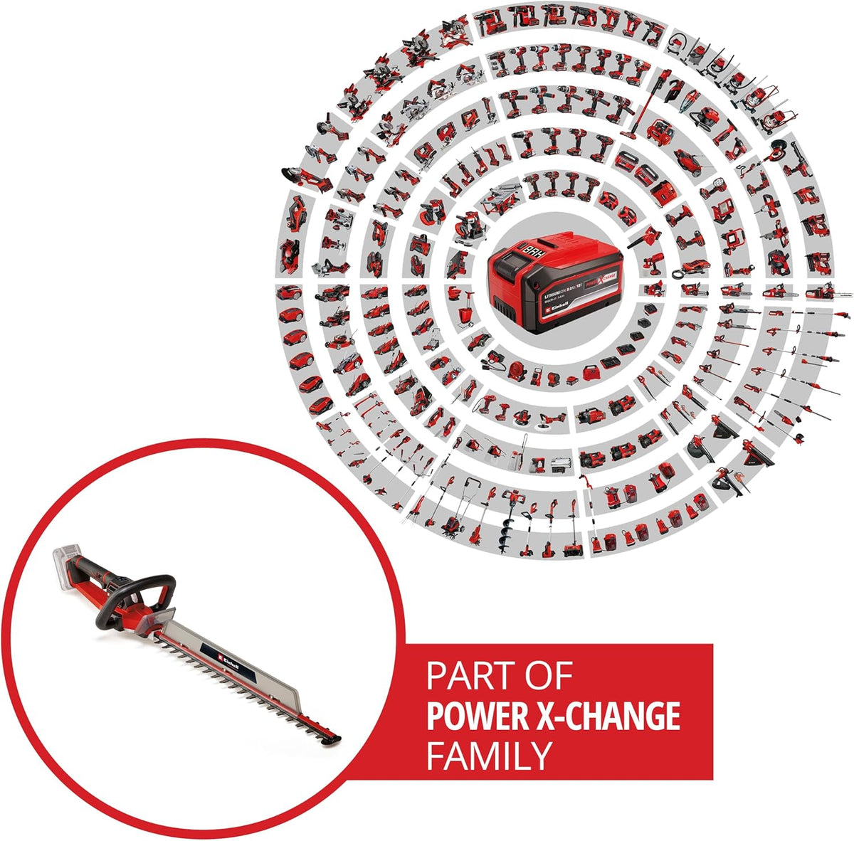 Einhell Professional GP-CH 18/61 Li BL-Solo Cordless Hedge Trimmer