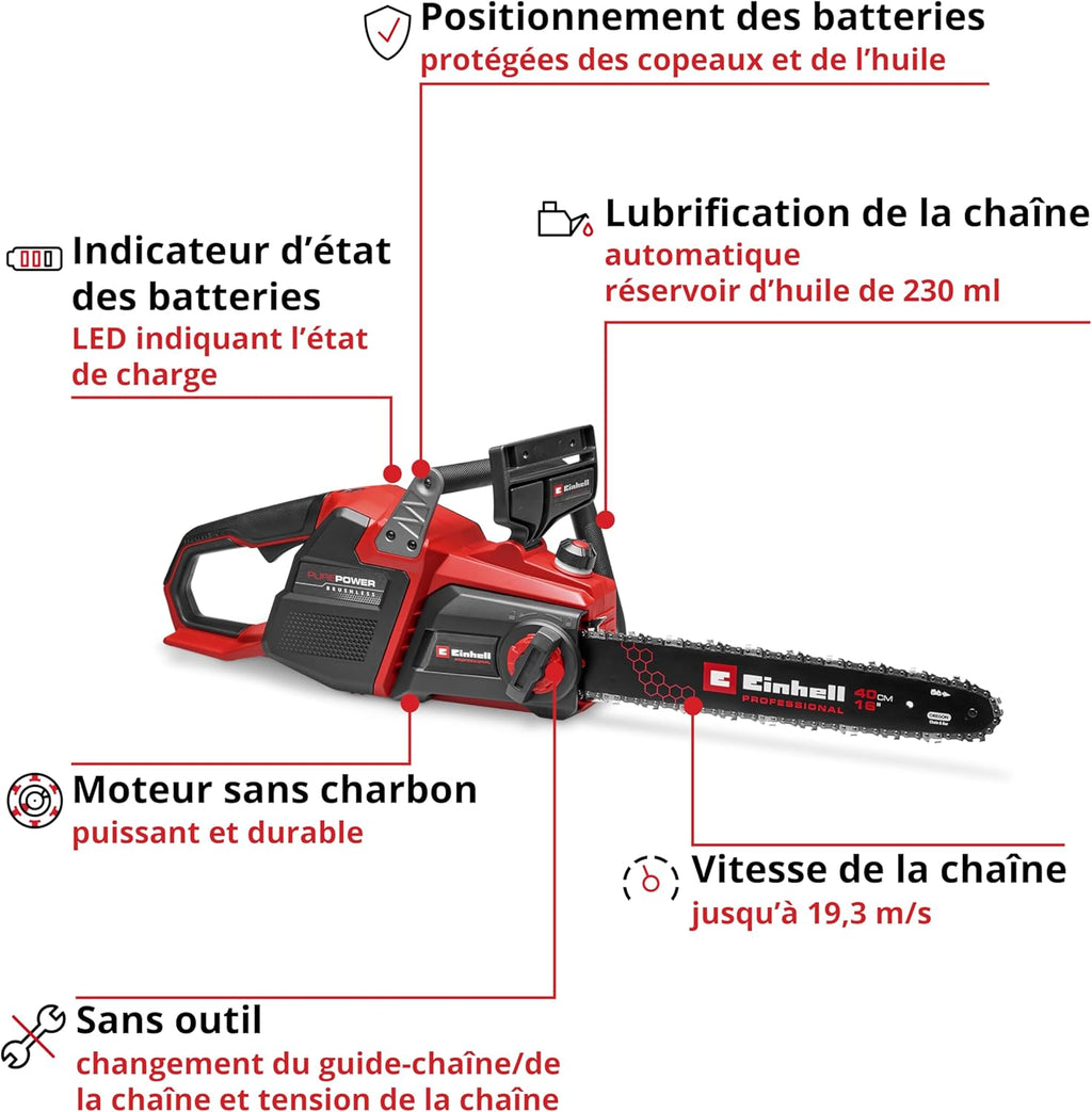 Einhell Professional Cordless Chainsaw GP-LC 36/40 Li BL-Solo