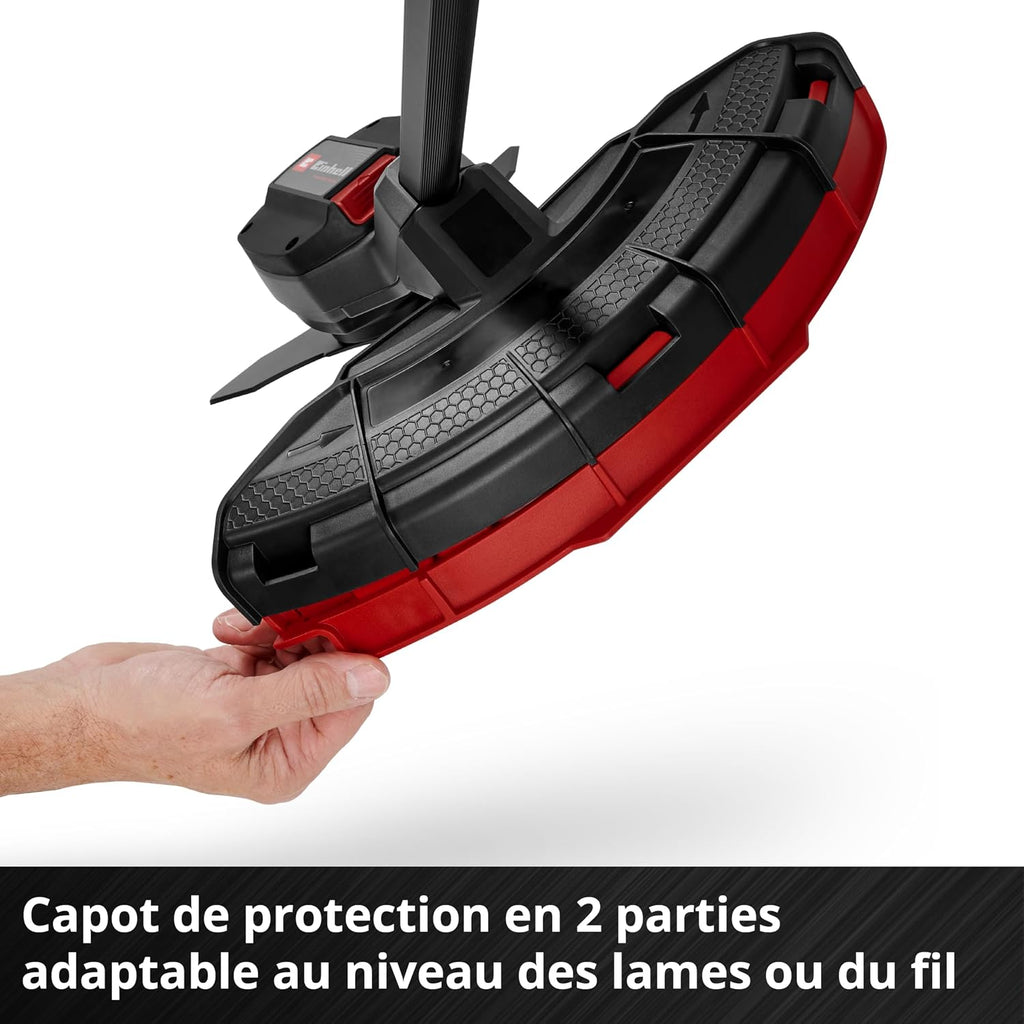 Einhell Professional Cordless Brushcutter GP-BC 36/430 Li BL-Solo Power X-Change (36V, Carbonless Motor, Cutting Width 43 cm, Autom-Lead Double Wire Spool, 3-Tooth Blade, Without Battery)