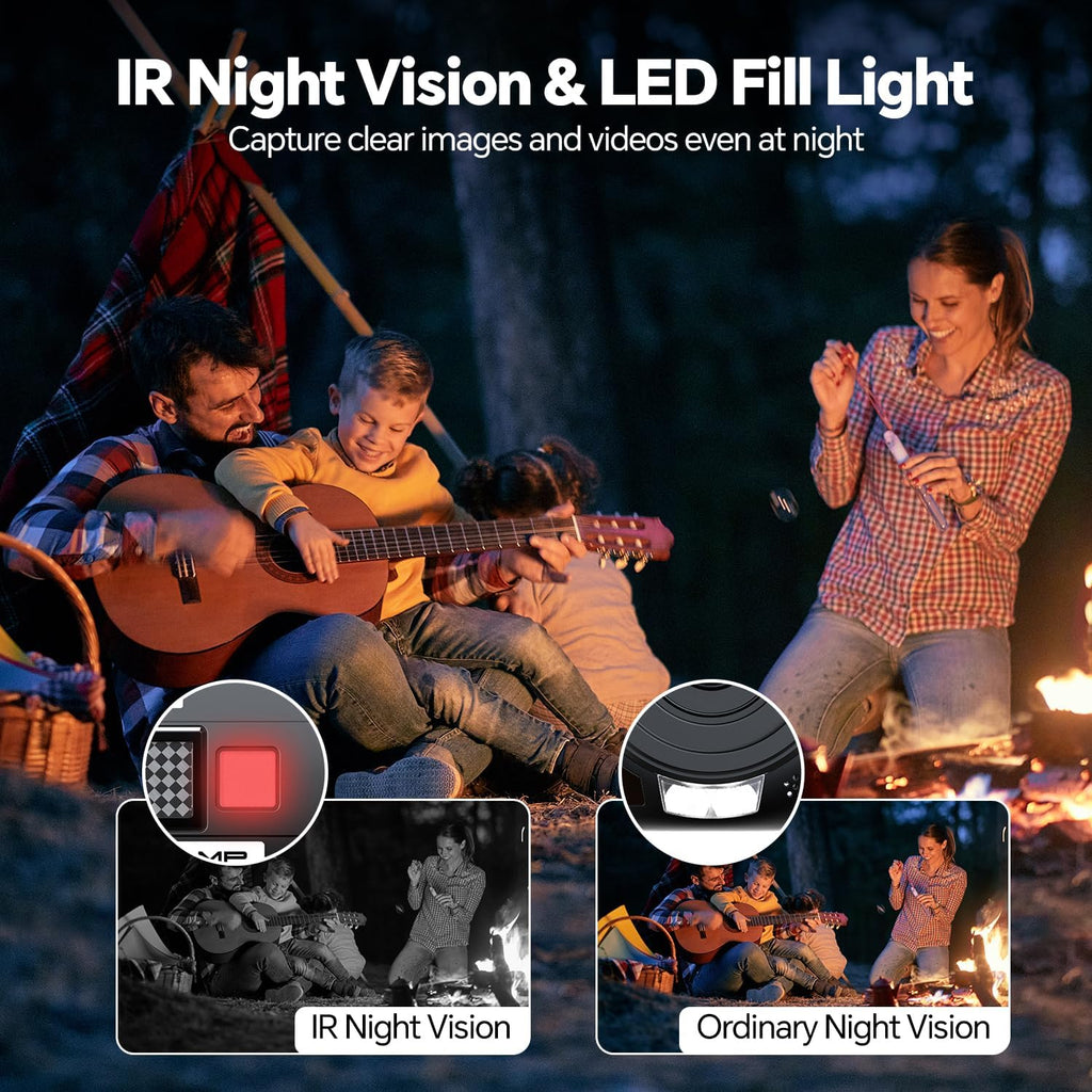 Firephoto Video Camera Camcorder 5K 56MP Vlogging Camera for YouTube