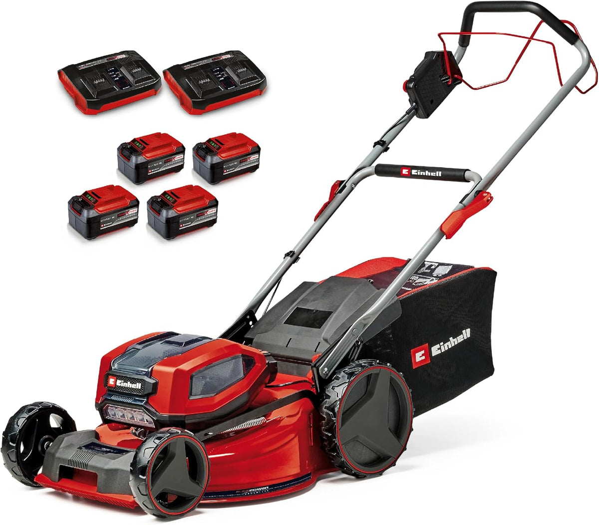 Einhell Cordless Lawnmower GP-CM 36/52 S Li BL Kit (4x5,2 Ah)
