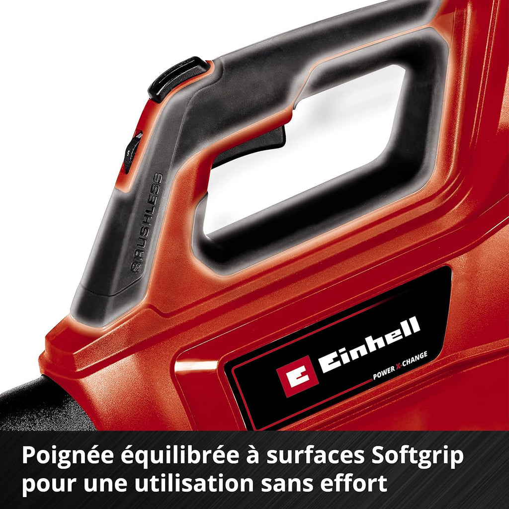 Einhell Professional GP-LB 36/210 Li E-Solo Power X-Change Cordless Leaf Blower (36V, Blow Power 816 m³/h, Carbon Free Motor) Delivered without Battery or Charger