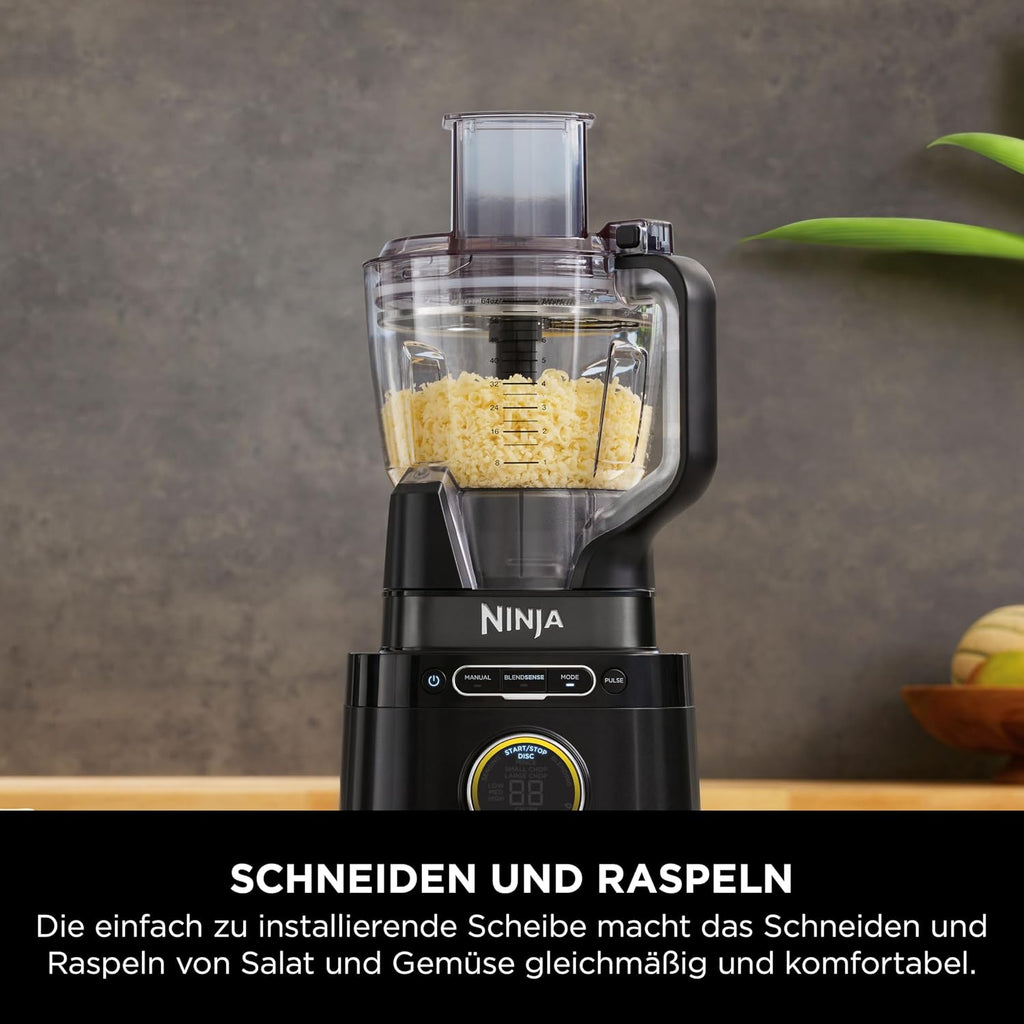 Ninja Detect TB401EU Standmixer 3-in-1, 1200W, BlendSense, 20 Funktionen, Küchenmaschine, Schwarz