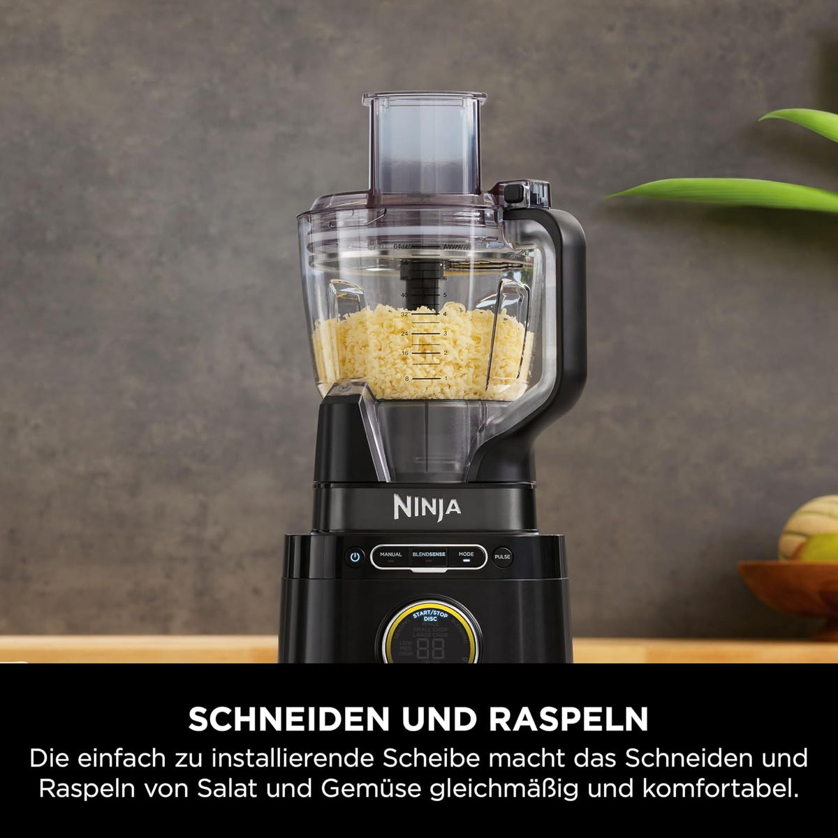 Ninja Detect TB401EU Standmixer 3-in-1, 1200W, BlendSense, 20 Funktionen, Küchenmaschine, Schwarz