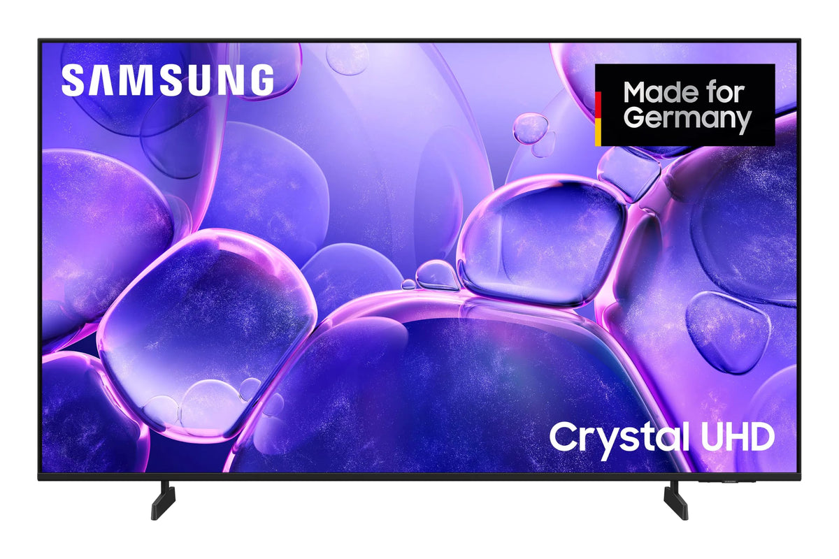Samsung Crystal UHD U8079F 4K 50 Zoll (125 cm) LED Fernseher, Crystal Prozessor 4K, MetalStream Design, SmartThings, AI Upscaling, Gaming Hub, Knox Security, Kostenlose Inhalte, Smart TV