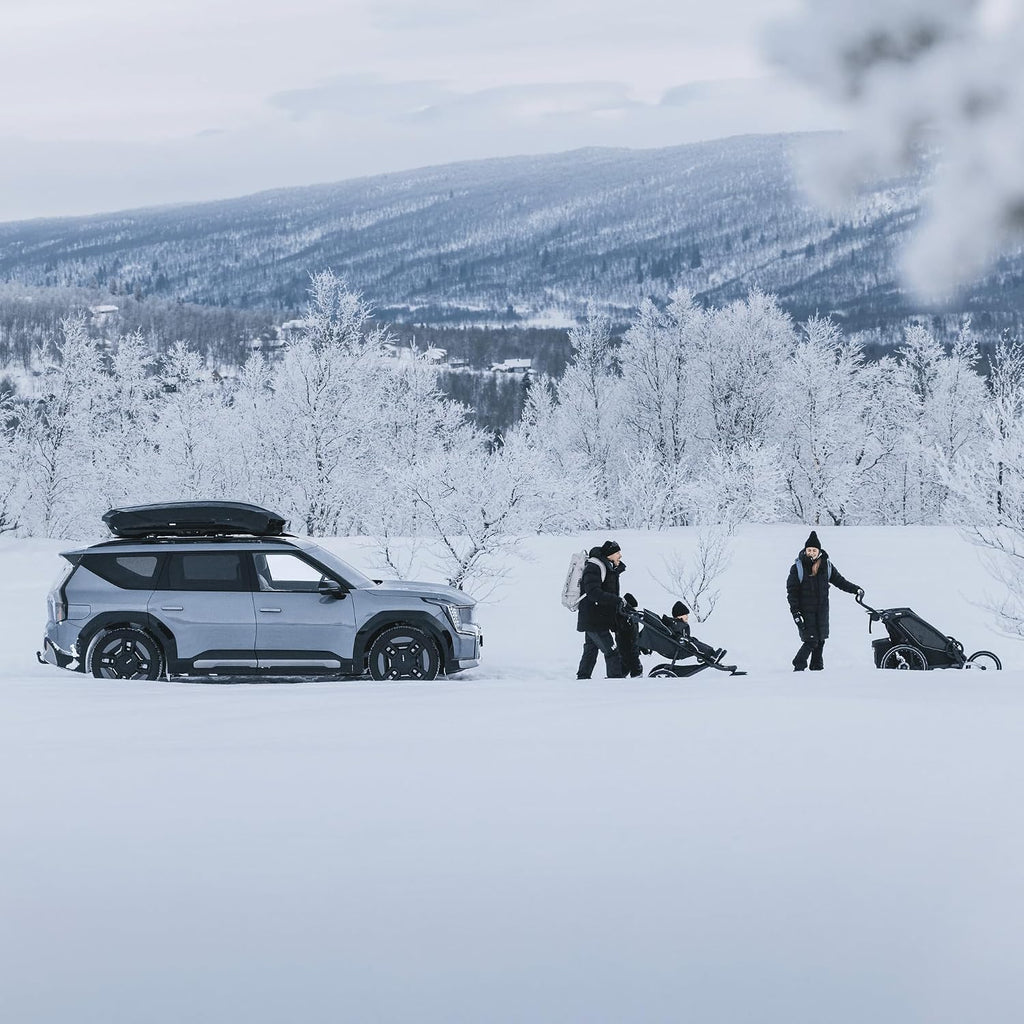 Thule Motion 3 XXL 639901 Dachbox, 600L, 75 kg, PowerClick, SlideLock, 232cm, Titan Glossy