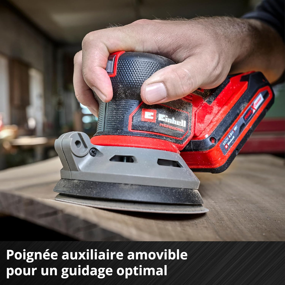 Einhell Professional TP-RS 18/32 Li BL-Solo Power X-Change Cordless Orbital Sander (18 V, Brushless Motor, 125 mm soleplate, sandpaper included)
