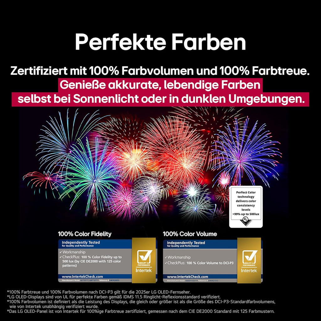 LG OLED65G59LS TV 65 Zoll (165 cm) 4K OLED evo AI TV (α11 Gen2 4K AI Prozessor, webOS 25, 120Hz (VRR bis zu 165Hz)) [Modelljahr 2025]