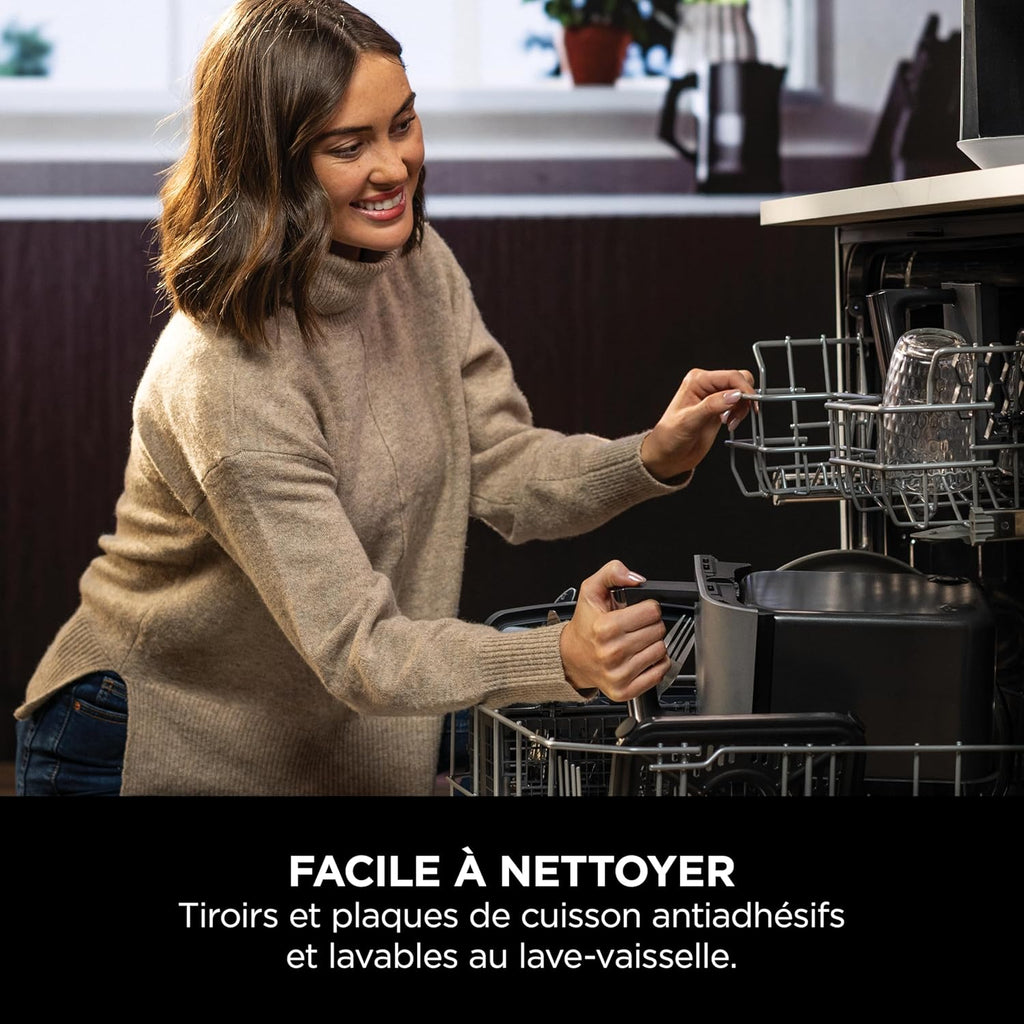 Ninja MAX DualZone, Air Fryer XL, 2 Drawers, 9.5 L, 6-in-1, DZ400EU