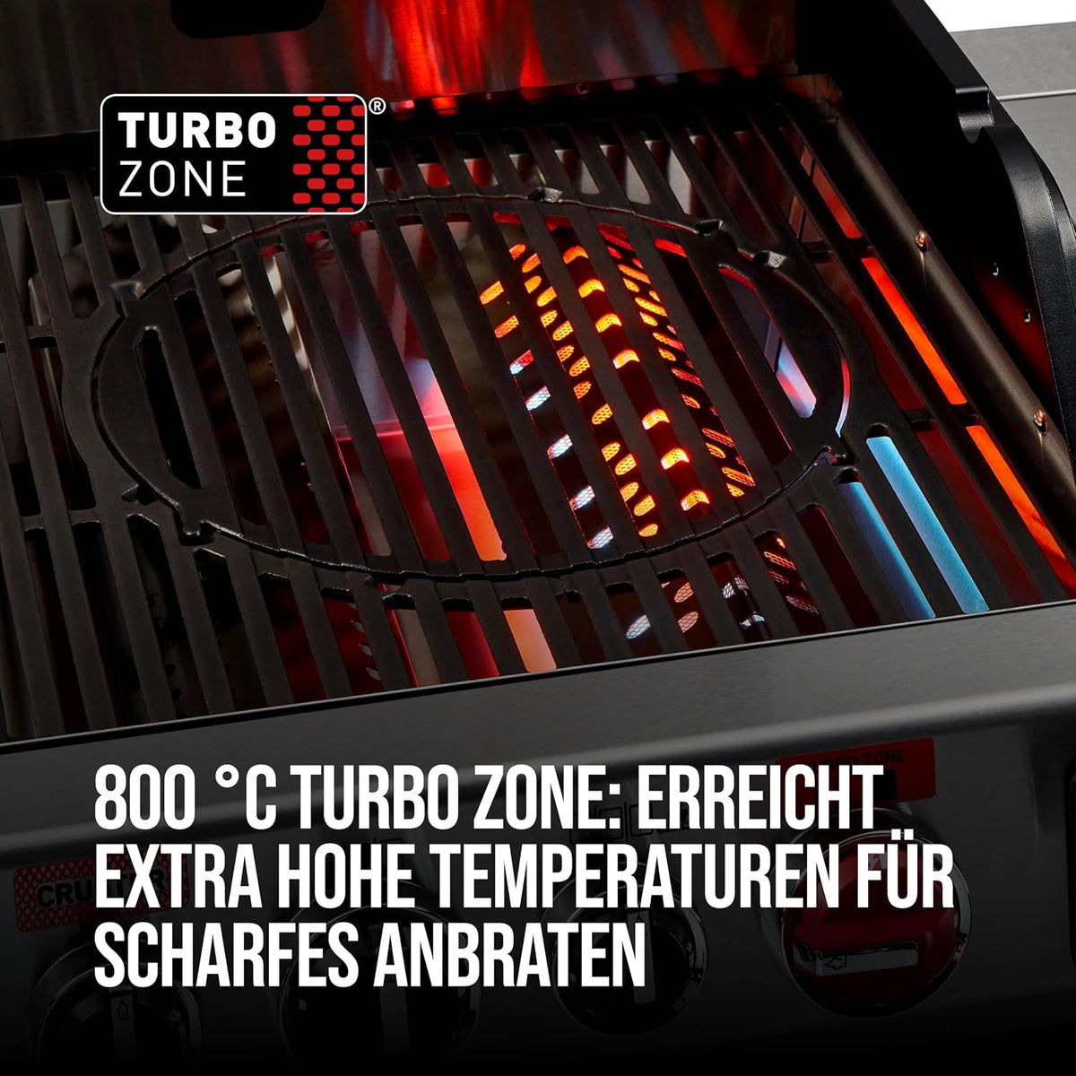 Enders® Gasgrill UNIQ 3 IK CRUSTER®, 3-Edelstahlbrenner, mehrstufige Drehregler, 800 °C TURBO ZONE™, SWITCH GRID™, HEAT RANGE™, SIMPLE CLEAN™, doppelwandige Garhaube, GN ½ Container #8700