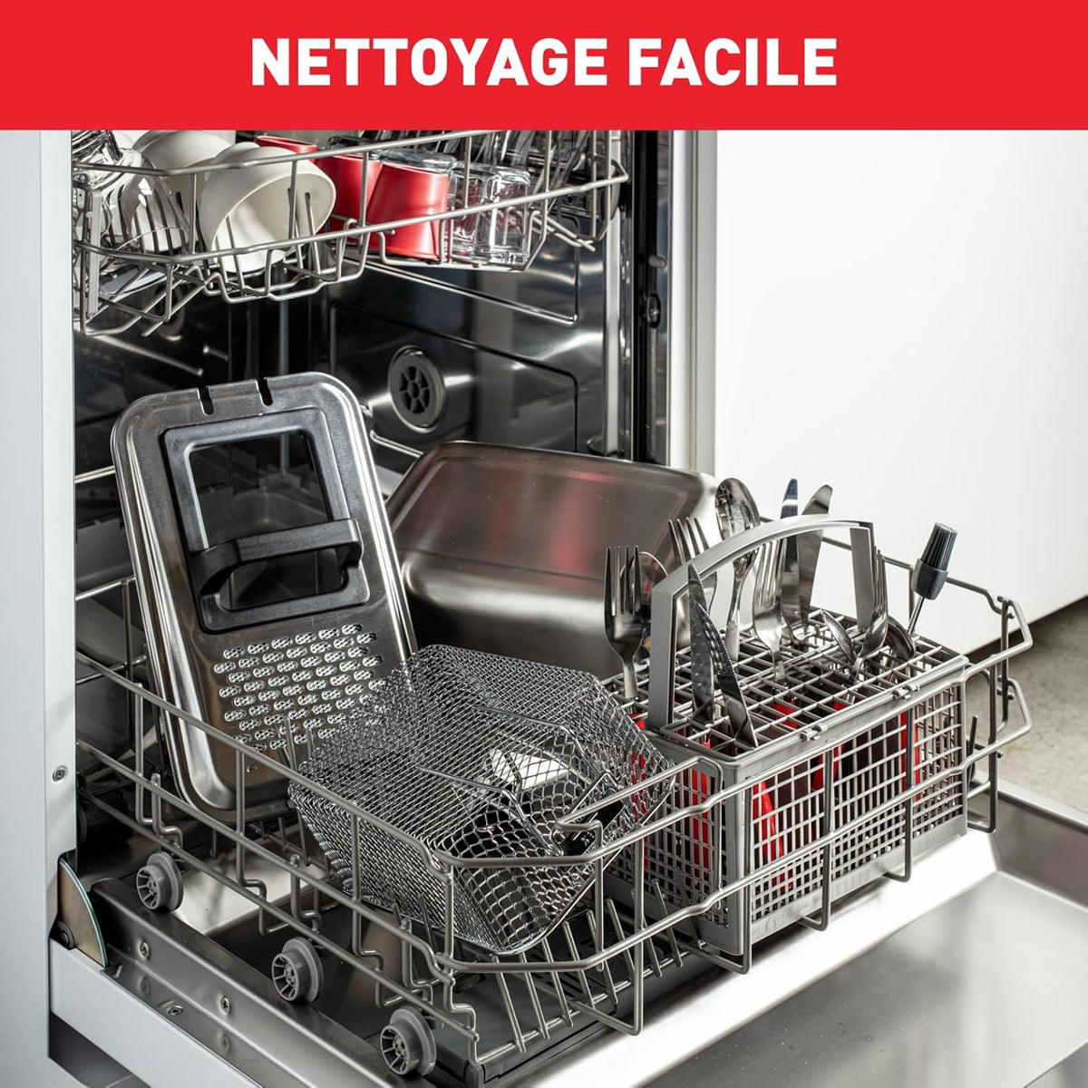 Tefal - Oleoclean - Friteuse semi-professionnelle compacte - 3,5 L - Inox