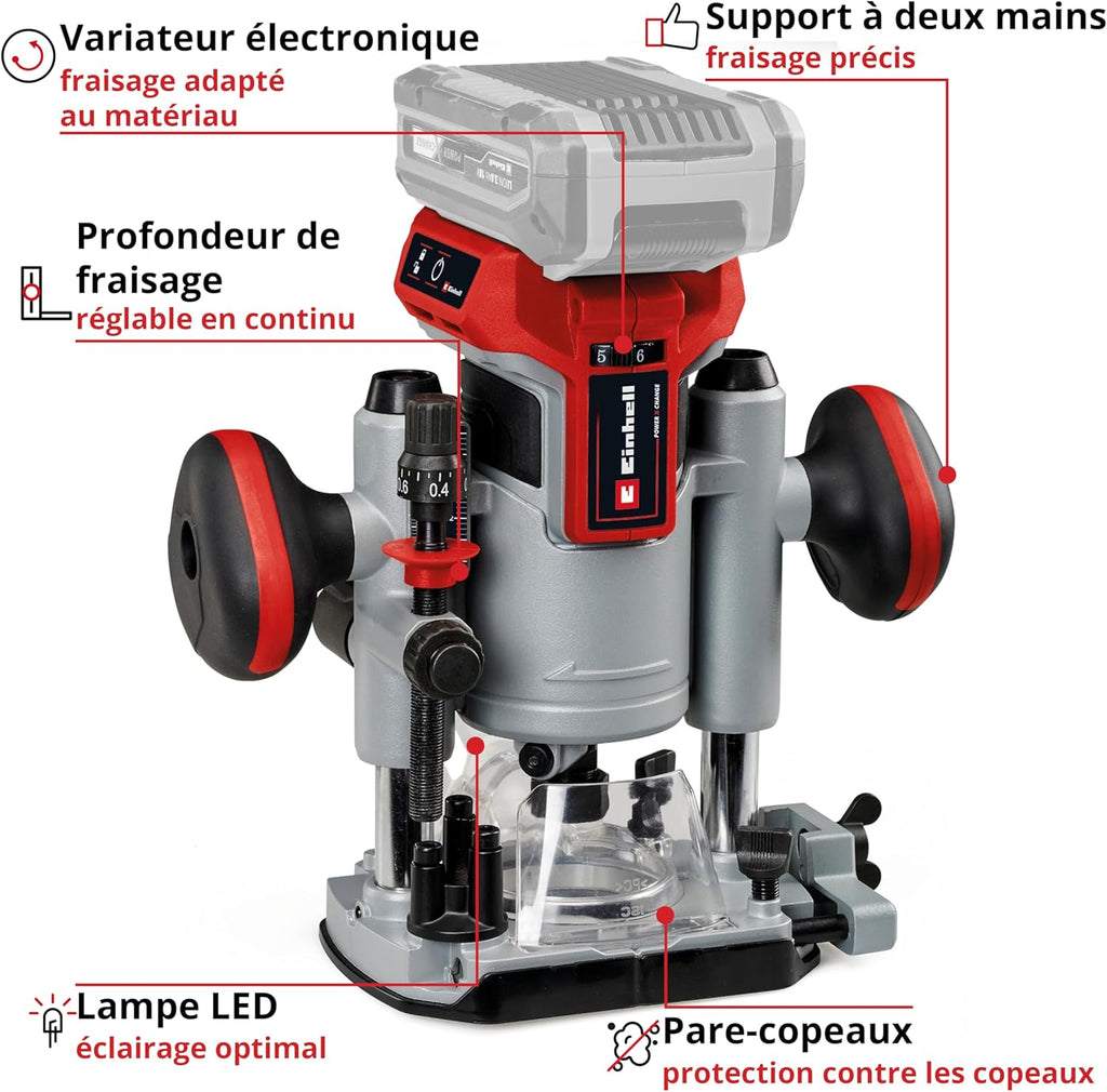 Einhell Professional Cordless Router & Router TP-RO 18 Set Li BL