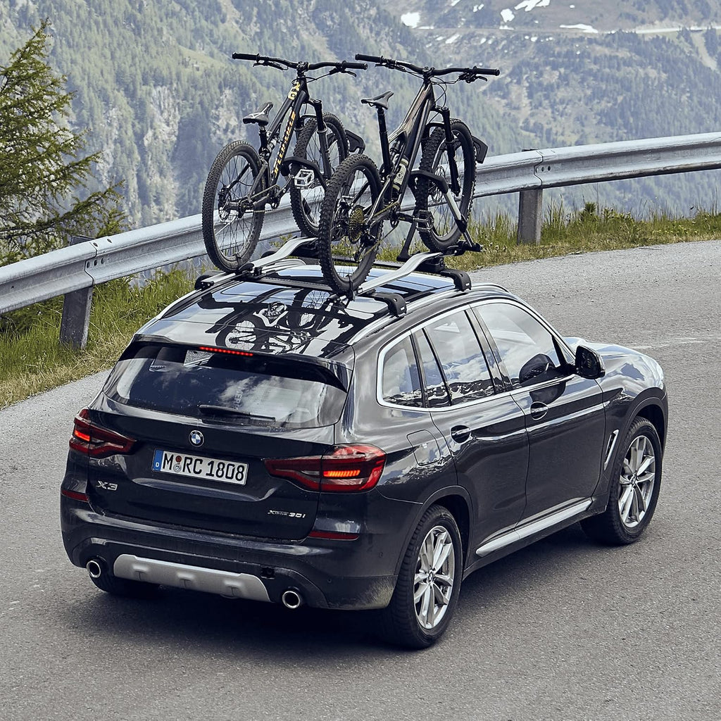 Thule 599001 Fahrradhalter, 20 kg, Vorderradhalterung, Karbonrahmen, Seitenwechsel, Schwarz