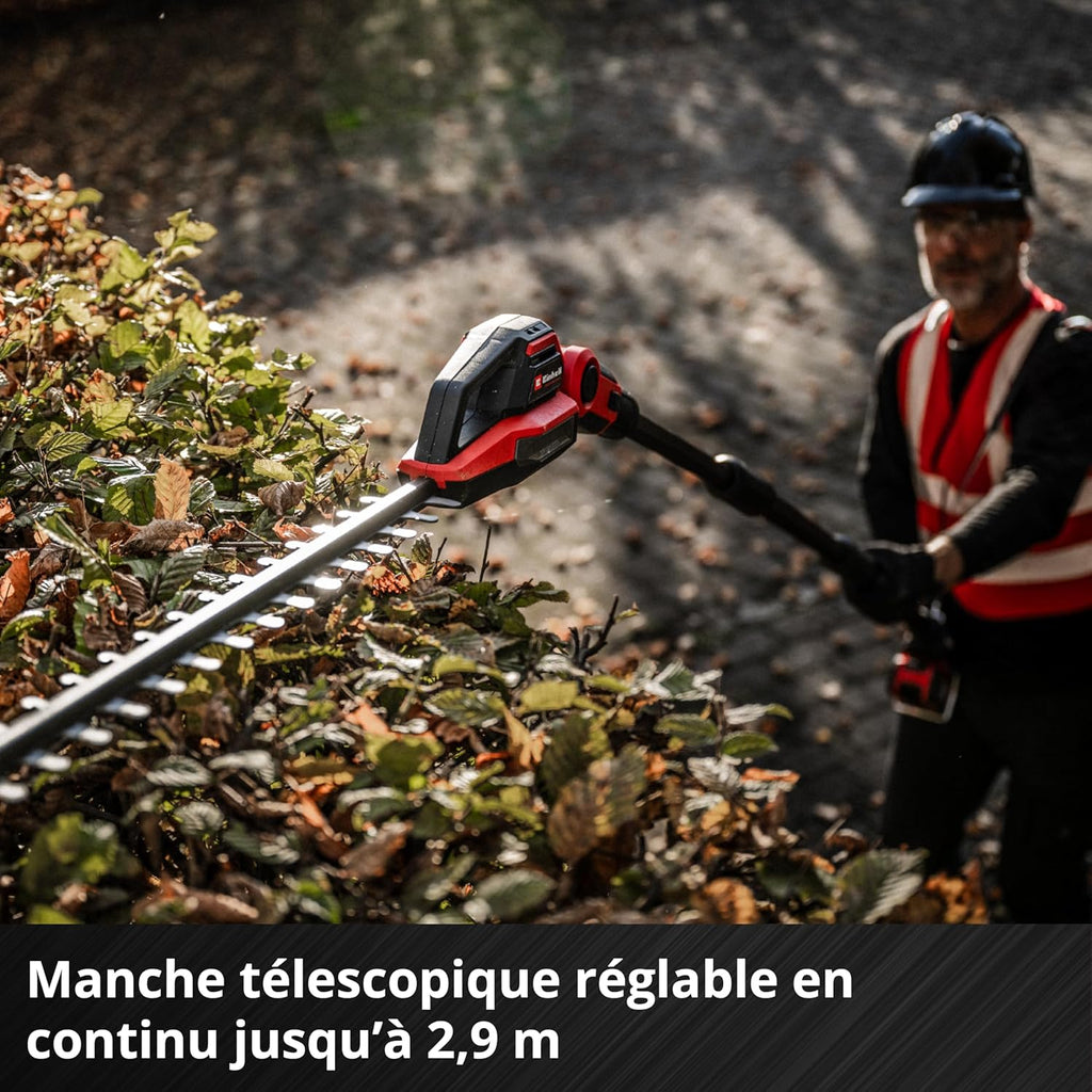 Einhell Professional cordless telescopic hedge trimmer GP-HH 18/50 Li BL-Solo Power X-Change (18V, cutting length 50cm, teeth 25mm, motor without carbon, incline. in 8 positions, without battery)