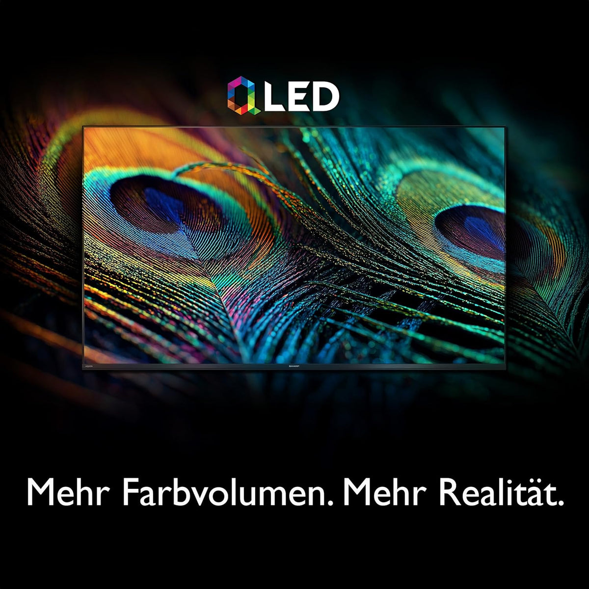 SHARP 40HE3745E QLED Fernseher 40 Zoll Smart TV Full HD Auflösung und HDR
