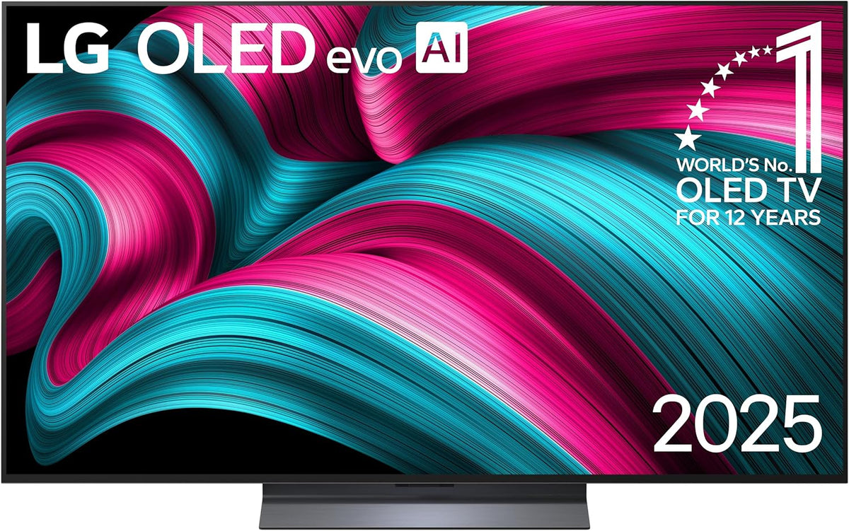 LG OLED55C54LA TV 55 Zoll (139 cm) 4K OLED evo AI TV (α9 Gen8 4K AI Prozessor, webOS 25, 120Hz (VRR bis zu 144Hz)) [Modelljahr 2025] [Energieklasse F]