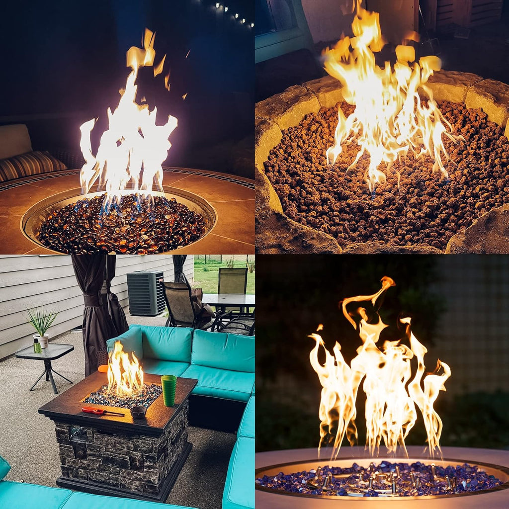 Skyflame 24" Round Stainless Steel Fire Pit Jet Burner Ring High Flame