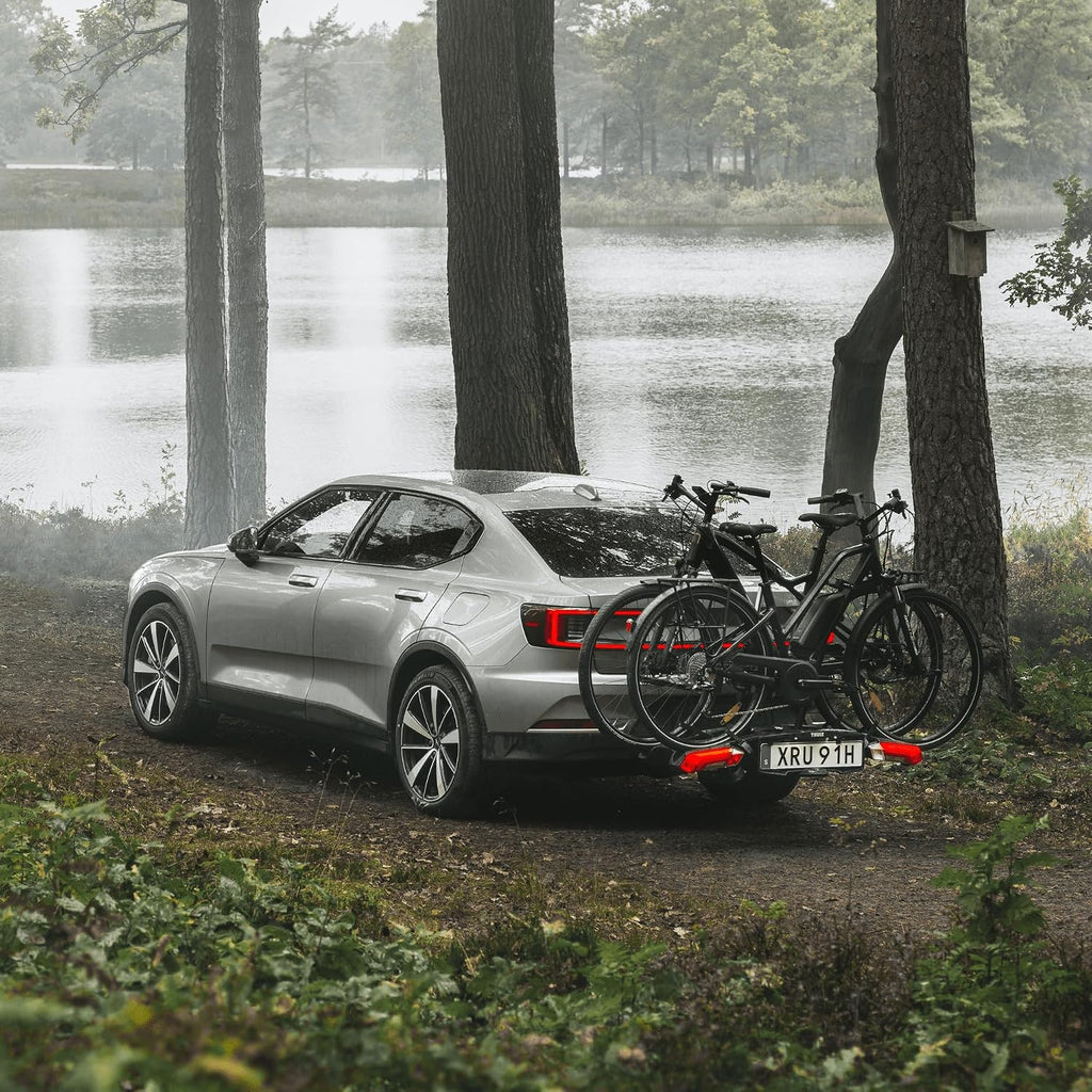 Thule Epos 979100 Fahrradträger, 3 Fahrräder, 60 kg, E-Bike, klappbar, 13-polig, Schwarz