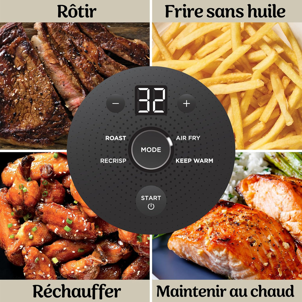 Ninja CRISPi Air Fryer Design Compact 4-in-1 Bowls 3.8 or 1.4L FN101EUST