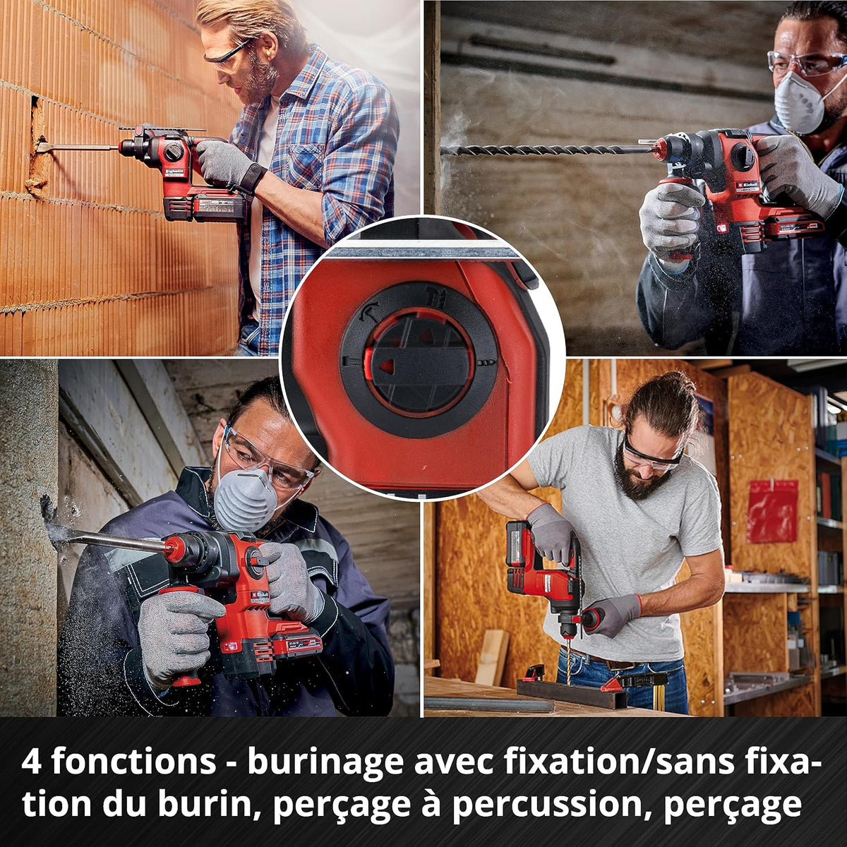 Einhell Professional HEROCCO 18/20 Cordless Drill Hammer