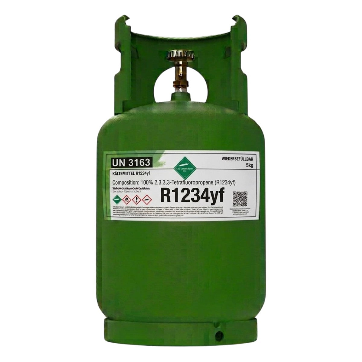 R1234yf Kältemittel 5 kg – PKW-Klimaanlagen | Kostenloser Versand & Pfand inklusive