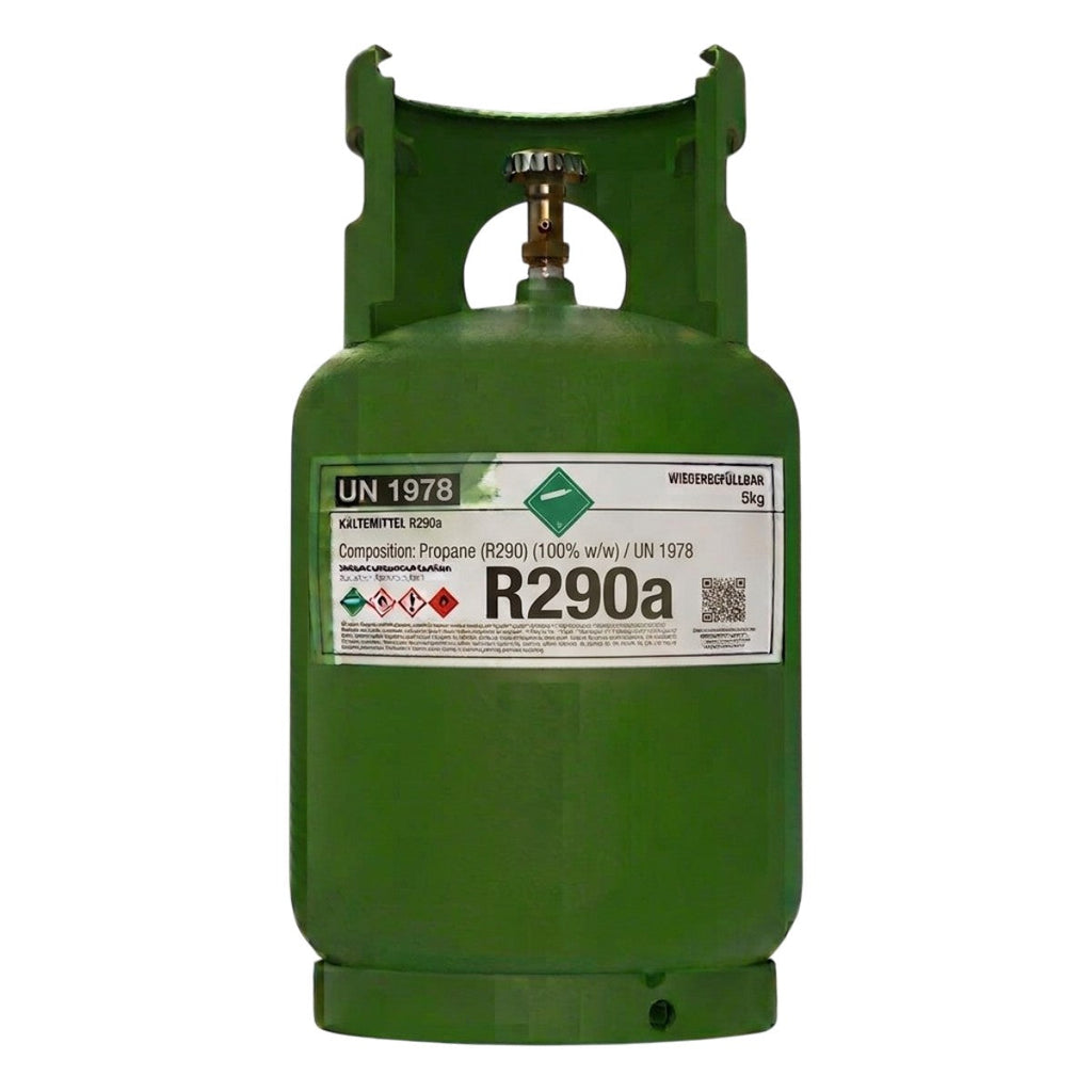R290 Kältemittel 5 kg – Propan für Kälteanlagen & Wärmepumpen | Kostenloser Versand & Pfand inklusive