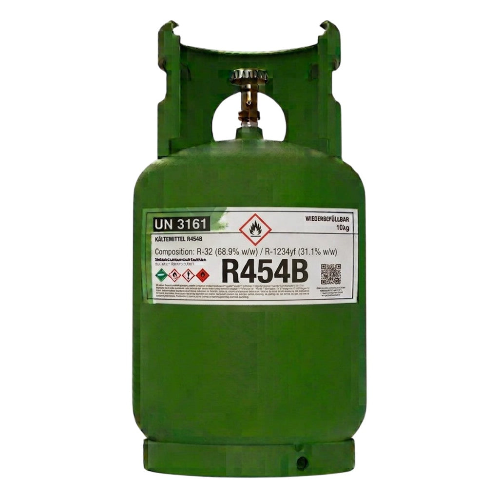 R454B Kältemittel 10 kg – R410A-Ersatz für Klimaanlagen & Wärmepumpen | Kostenloser Versand & Pfand inklusive