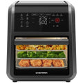 Chefman 6-in-1 Multifunktionaler Airfryer Ofen 12 Quart – Heißluftfritteuse mit großem Fassungsvermögen, Ölarmes Kochen, Schwarz